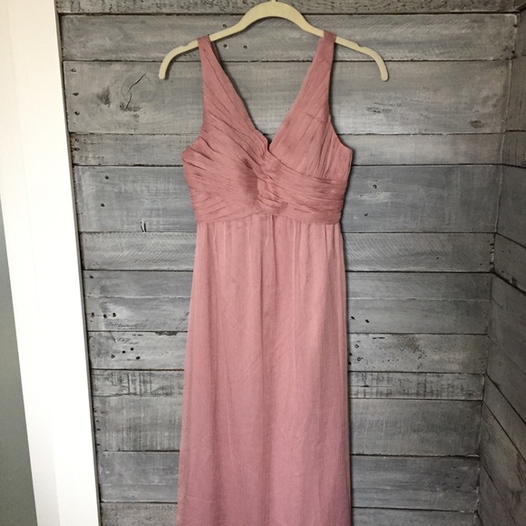 BHLDN Anthropologie Long Angie Dress Purple/Pink, XS - Picture 9 of 15